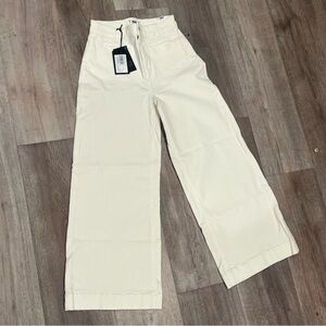 Paige Harper Ankle VTG set in PKTS tonal ECRU DIST Jean Women's Ivory size 27